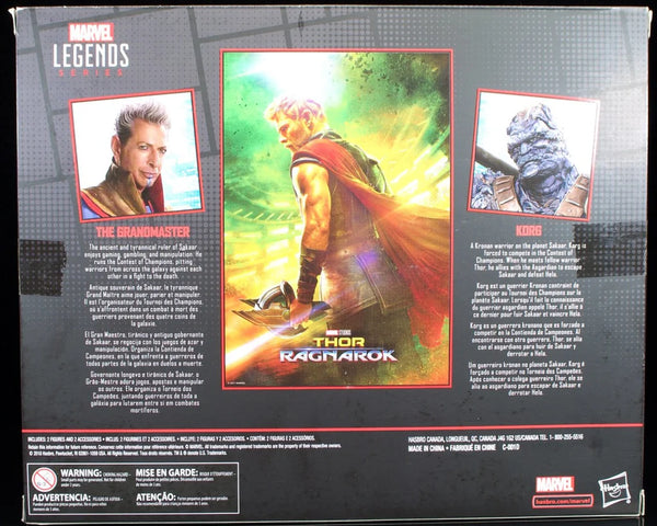 2018 Marvel Thor Ragnarok The Grandmaster & Korg Action Figures