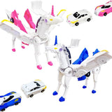 Collision Transforming Racing Car Set (New)