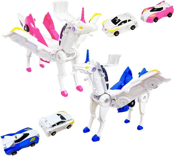 Collision Transforming Racing Car Set (New)