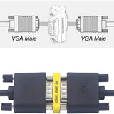 VCE HD15 SVGA Female to Female Mini Gender Changer Coupler Adapter (3-Pack)