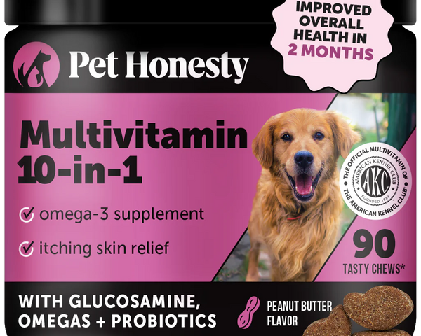 Pet Honesty Multivitamin for Dogs 10-in-1 (Peanut Butter Flavour)