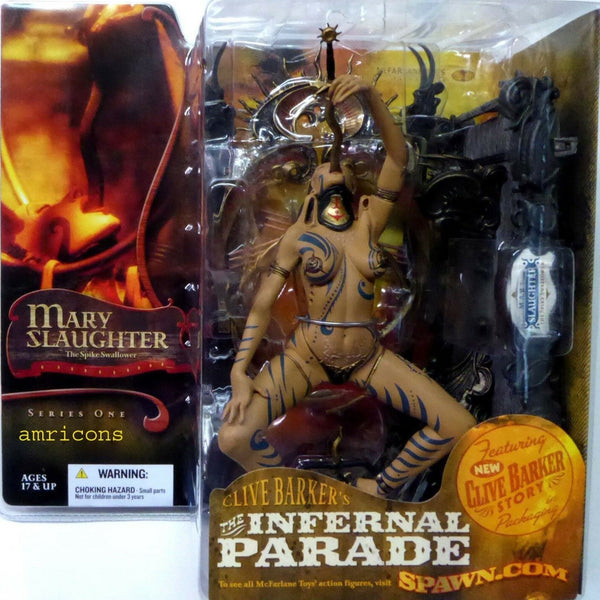 2004 McFarlane Toys Clive Barkers Infernal Parade Mary Slaughter Action Figure