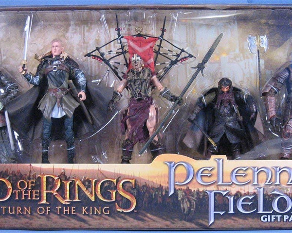 2005 Lord of the Rings The Return of the King Pelennor Fielos Gift Pack Action Figure RARE