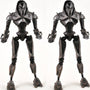 2009 Diamond Select Battlestar Galactica Series 3 Razor Battle Damaged Cylons Exclusive Action Figure 2-Pack