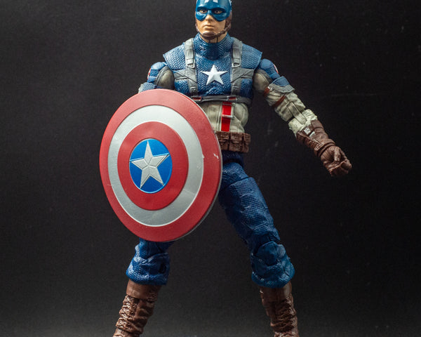 2011 Marvel Legends WW2 First Avenger Movie Series Captain America Action Figure - Loose