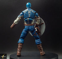 2011 Marvel Legends WW2 First Avenger Movie Series Captain America Action Figure - Loose