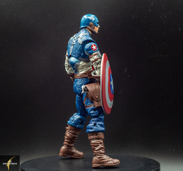2011 Marvel Legends WW2 First Avenger Movie Series Captain America Action Figure - Loose