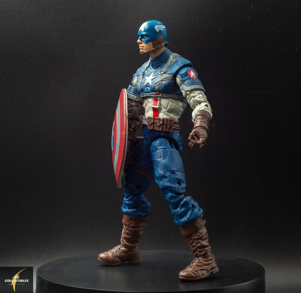 2011 Marvel Legends WW2 First Avenger Movie Series Captain America Action Figure - Loose