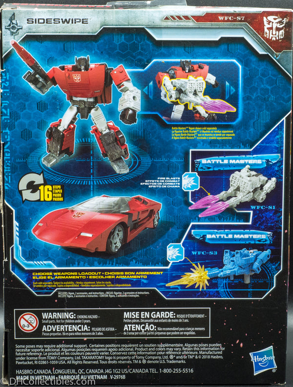 2018 Transformers Generations War for Cybertron Siege Deluxe Class Sideswipe - Action Figure
