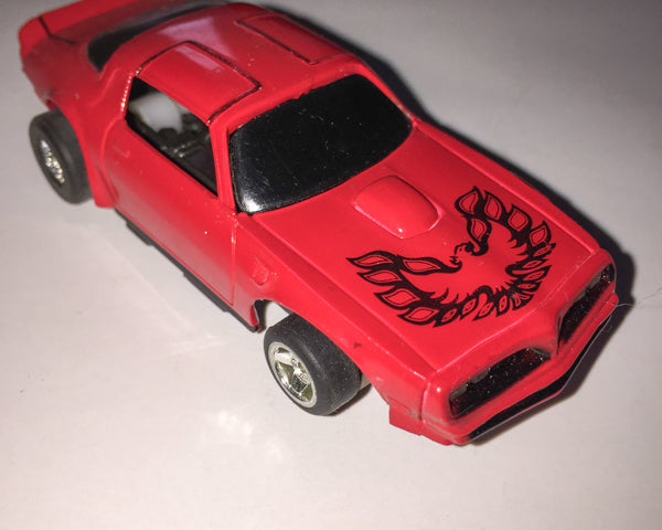 USED Tyco HO Red w/ Black Firebird Trans Am Slot Car