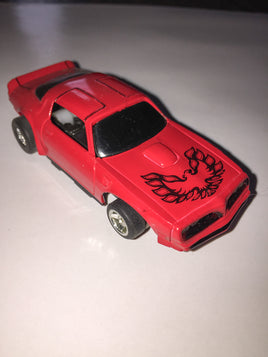 USED Tyco HO Red w/ Black Firebird Trans Am Slot Car