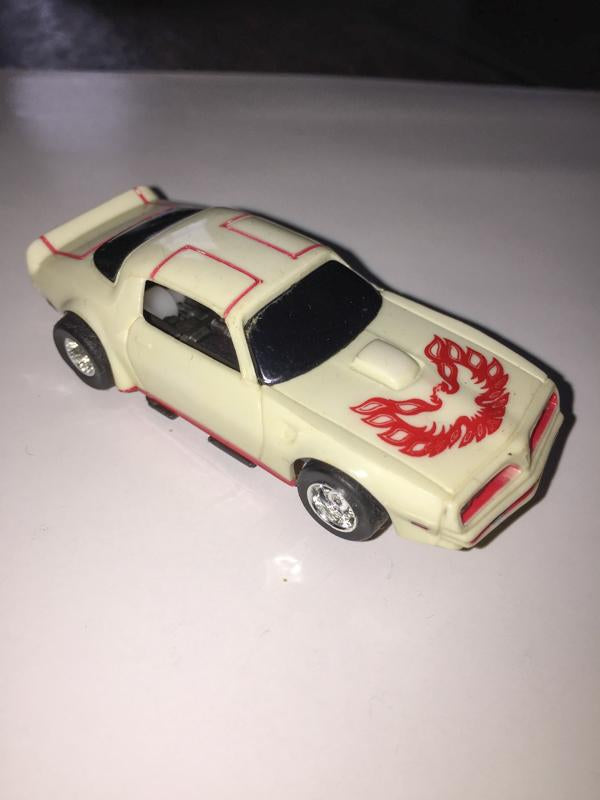 USED Tyco HO White w/ Red Firebird Trans Am Slot Car