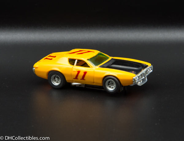 USED A/FX HO Yellow w/ Black # 11 Road Runner Slot Car