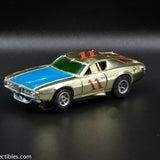 USED A/FX HO Gold w/ Blue # 11 Road Runner G-Plus Slot Car