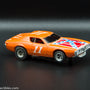 USED A/FX HO Orange w/ Rebel Flag # 11 Road Runner Slot Car
