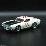USED A/FX HO White w/ Black # 11 Road Runner Slot Car
