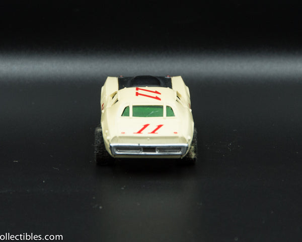 USED A/FX HO White w/ Black # 11 Road Runner Slot Car