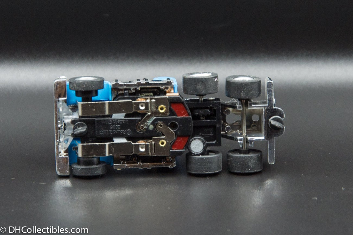 USED Round 2 HO Blue w/ Red Spoiler # 43 Peterbilt Slot Car