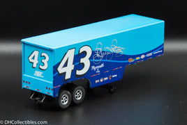 USED Round 2 HO Blue # 43 Semi Trailer Slot Car