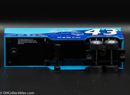 USED Round 2 HO Blue # 43 Semi Trailer Slot Car