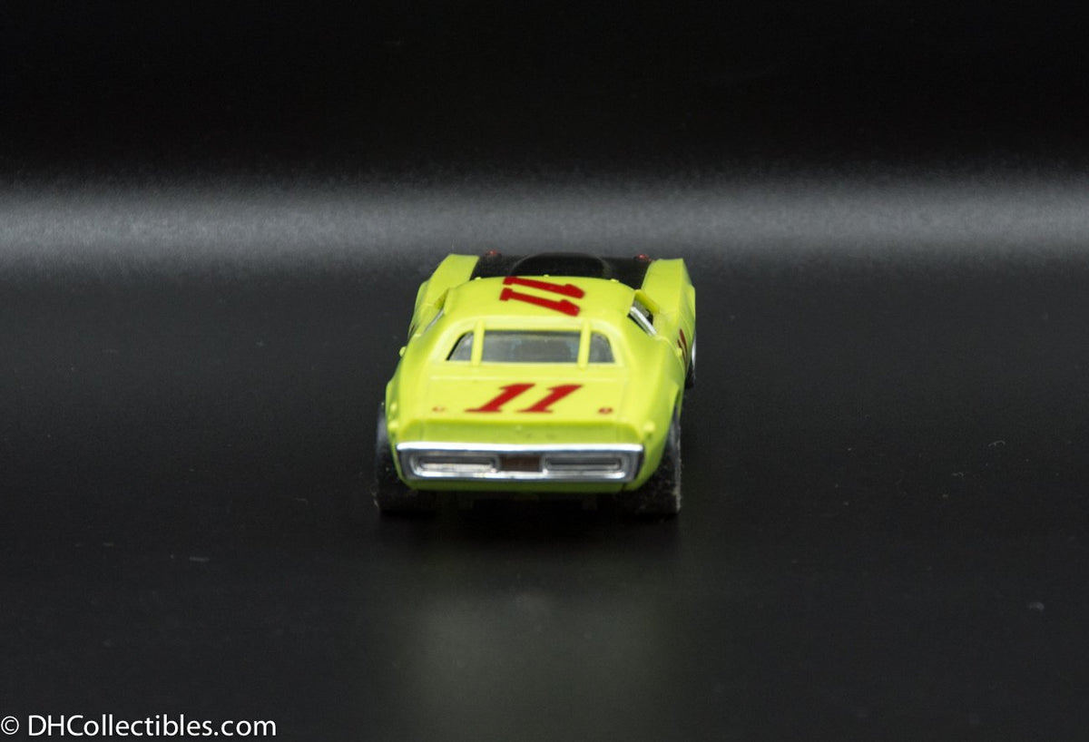 USED A/FX HO Lime w/ Black # 11 Road Runner Slot Car