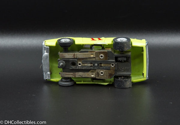 USED A/FX HO Lime w/ Black # 11 Road Runner Slot Car