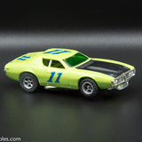 USED A/FX HO Lime w/ Black # 11 Road Runner Slot Car