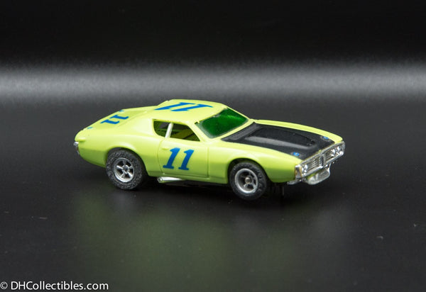 USED A/FX HO Lime w/ Black # 11 Road Runner Slot Car