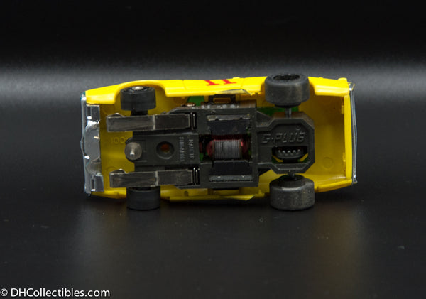 USED A/FX HO Yellow w/ Black # 11 G-Plus Road Runner Slot Car