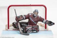 McFarlane NHL Sports Picks Series 10 David Aebischer Colorado Avalanche Red Jersey - Loose