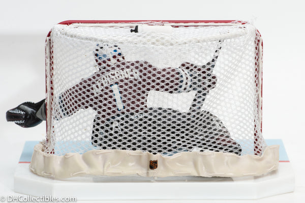 McFarlane NHL Sports Picks Series 10 David Aebischer Colorado Avalanche Red Jersey - Loose