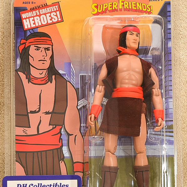 Figures Toy Co Super Friends Apache Chief Retro Mego Series 1 Action Figure