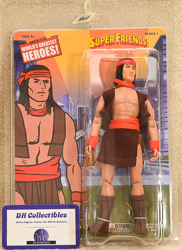 Figures Toy Co Super Friends Apache Chief Retro Mego Series 1 Action Figure