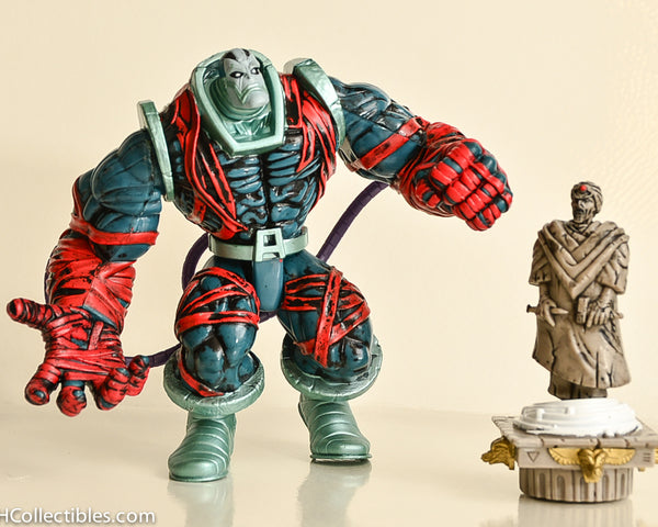 ToyBiz X-Men Onslaught Series Apocalypse Rising With Ozymandias Statue -  Loose