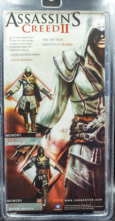 2010 NECA Assassins Creed 2 Series 1  Black Ezio Black Cloak - Action Figure