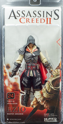2010 NECA Assassins Creed 2 Series 1  Black Ezio Black Cloak - Action Figure