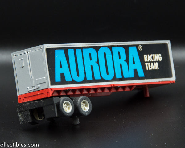USED Aurora HO Racing Team Semi Trailer Slot Car