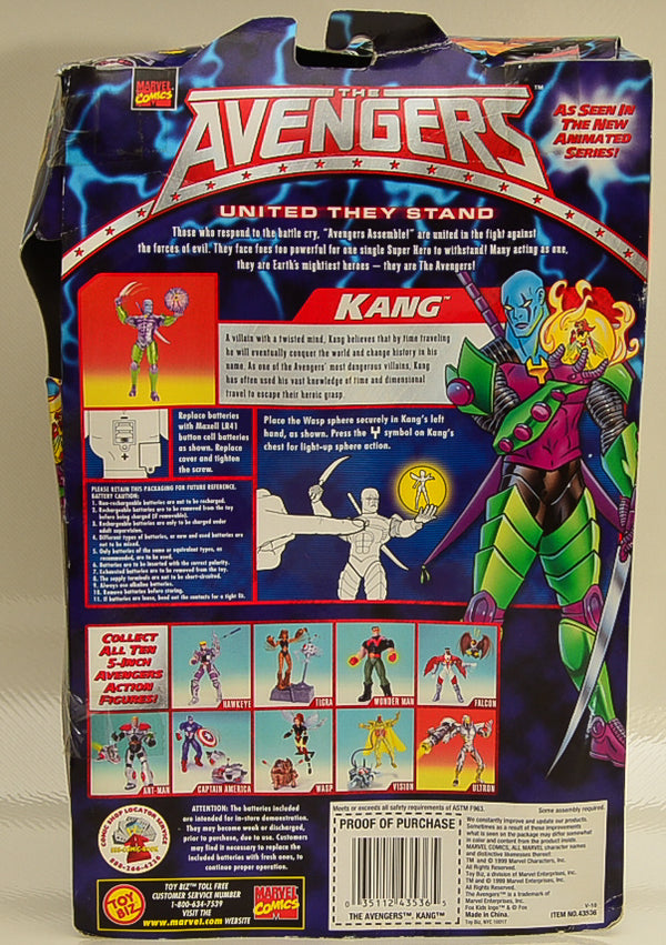 1999 ToyBiz Marvel The Avengers United They Stand - Kang Action Figure