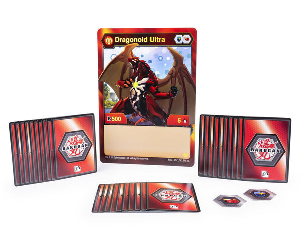 Bakugan, Deluxe Battle Brawlers Card Collection with Jumbo Foil Dragonoid Card
