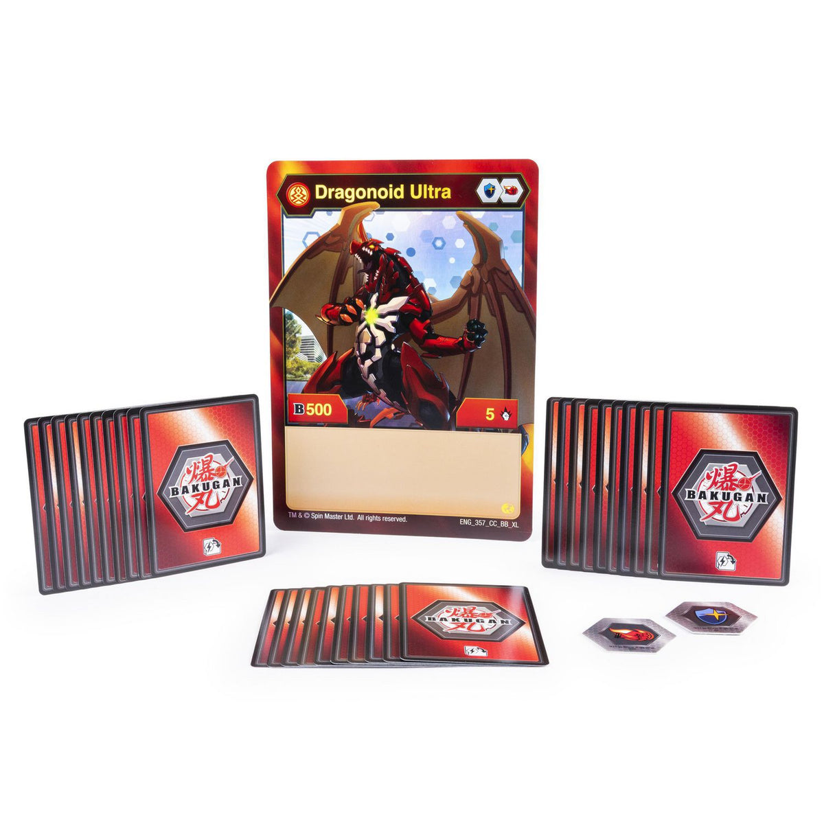 Bakugan, Deluxe Battle Brawlers Card Collection with Jumbo Foil Dragonoid Card