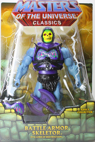 2010 Masters of the Universe Classics Club Eternia Battle Armor Skeletor Exclusive Action Figure