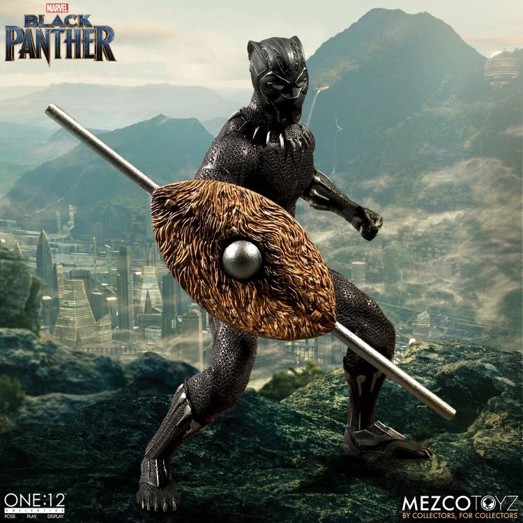 2019 Mezco One:12 Collective Black Panther Action Figure