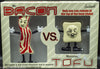 2007 Accoutrements Mr.Bacon Vs. Monsieur Tofu - Bendable Action Figures
