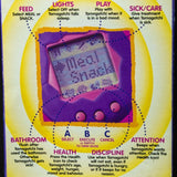 1996 Bandai Virtual Pet Handheld System Tamagotchi Yellow with Orange 