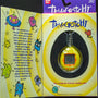 1996 Bandai Virtual Pet Handheld System Tamagotchi Yellow with Orange 