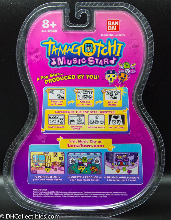 2009 Bandai Tamagotchi Music Star - Purple & Black