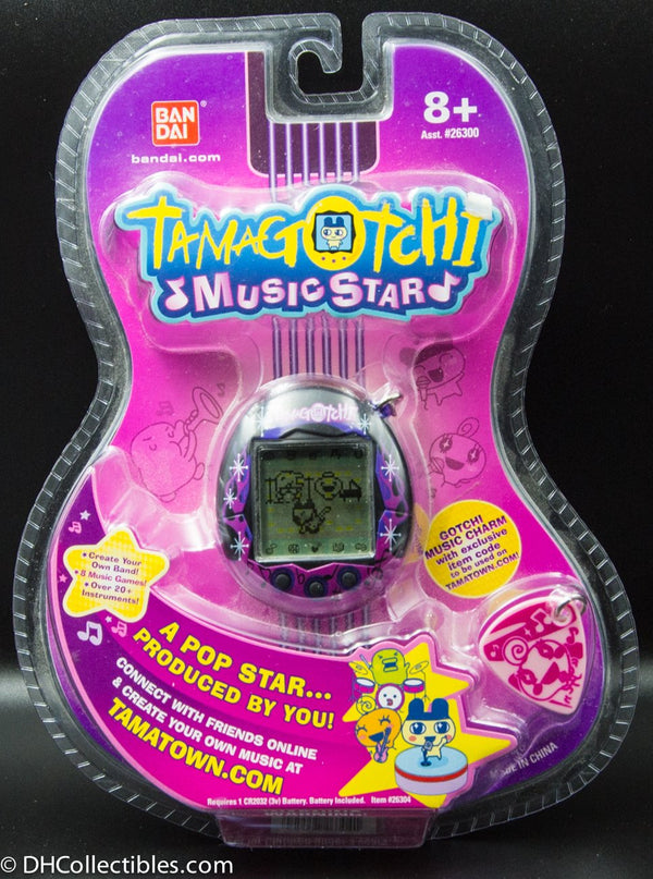 2009 Bandai Tamagotchi Music Star - Purple & Black