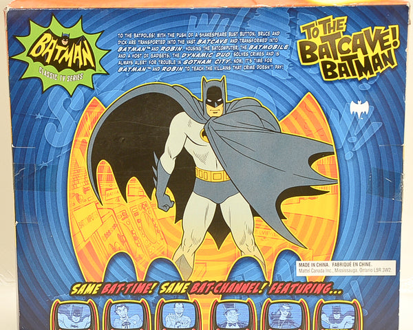 2014 Batman 1966 6-Inch Classic TV Series: To the Batcave! Batman Action Figure Playset