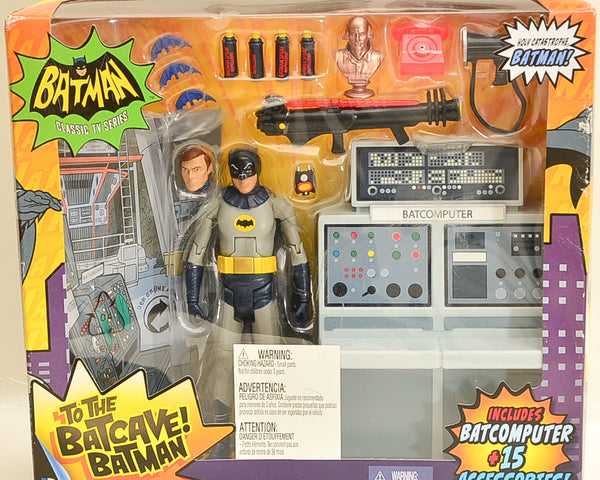 2014 Batman 1966 6-Inch Classic TV Series: To the Batcave! Batman Action Figure Playset