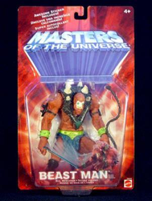 2001 Masters of the Universe Modern Series Beast Man -  Action Figure